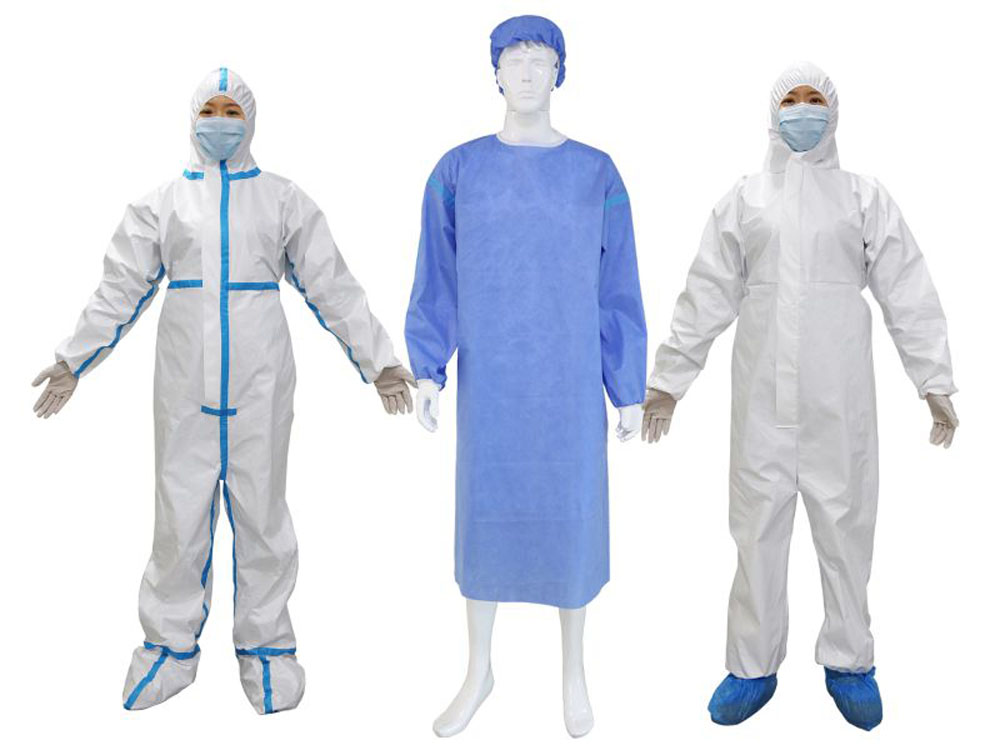 how to distinguish protective gown from isolation clothing and surgical gown